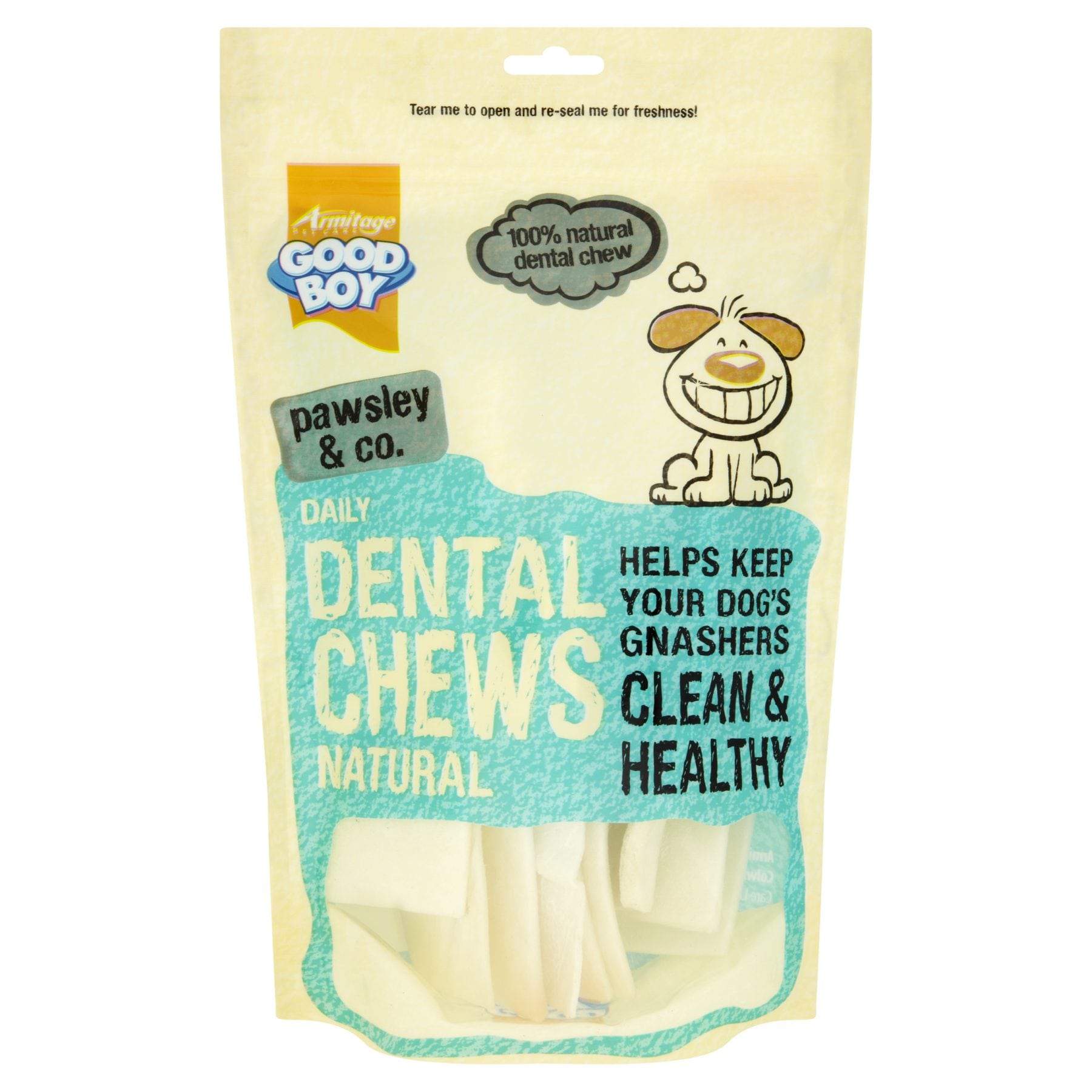 Good Boy Pawsley & Co Daily Dental Chews Dog Treats 12 pack Where To Find Us Good Boy