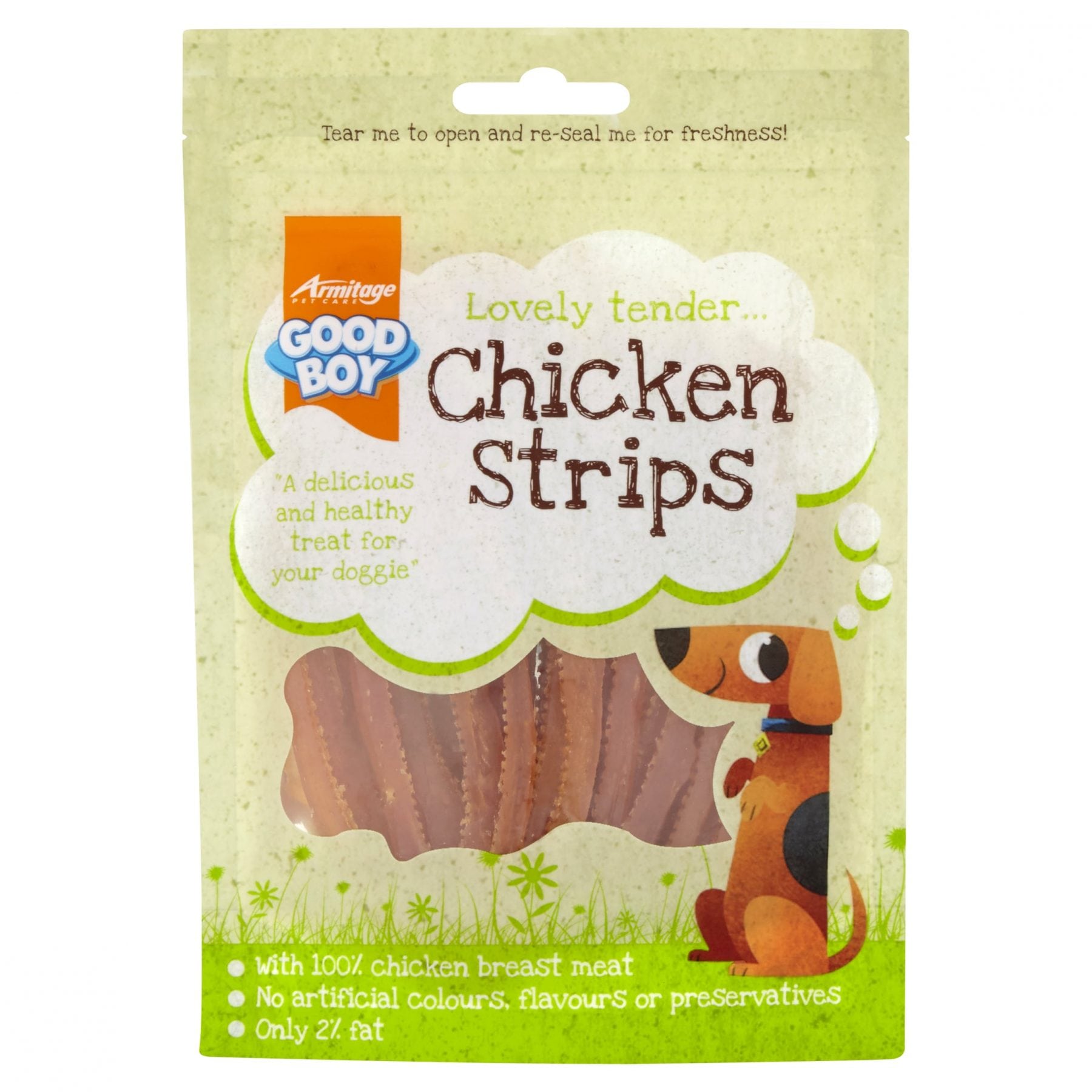 Good Boy Chicken Strips Dog Treats 80g Where To Find Us Good Boy