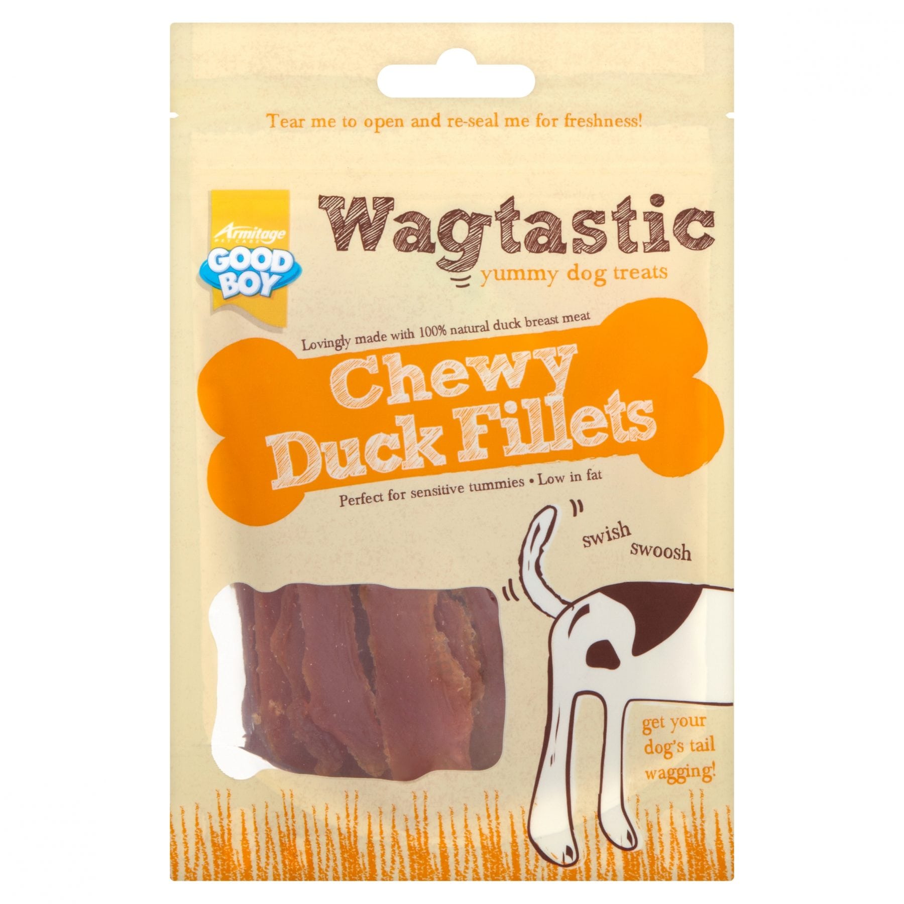 Good Boy Wagtastic Chewy Duck Fillets Dog Treats 70g Where To Find Us