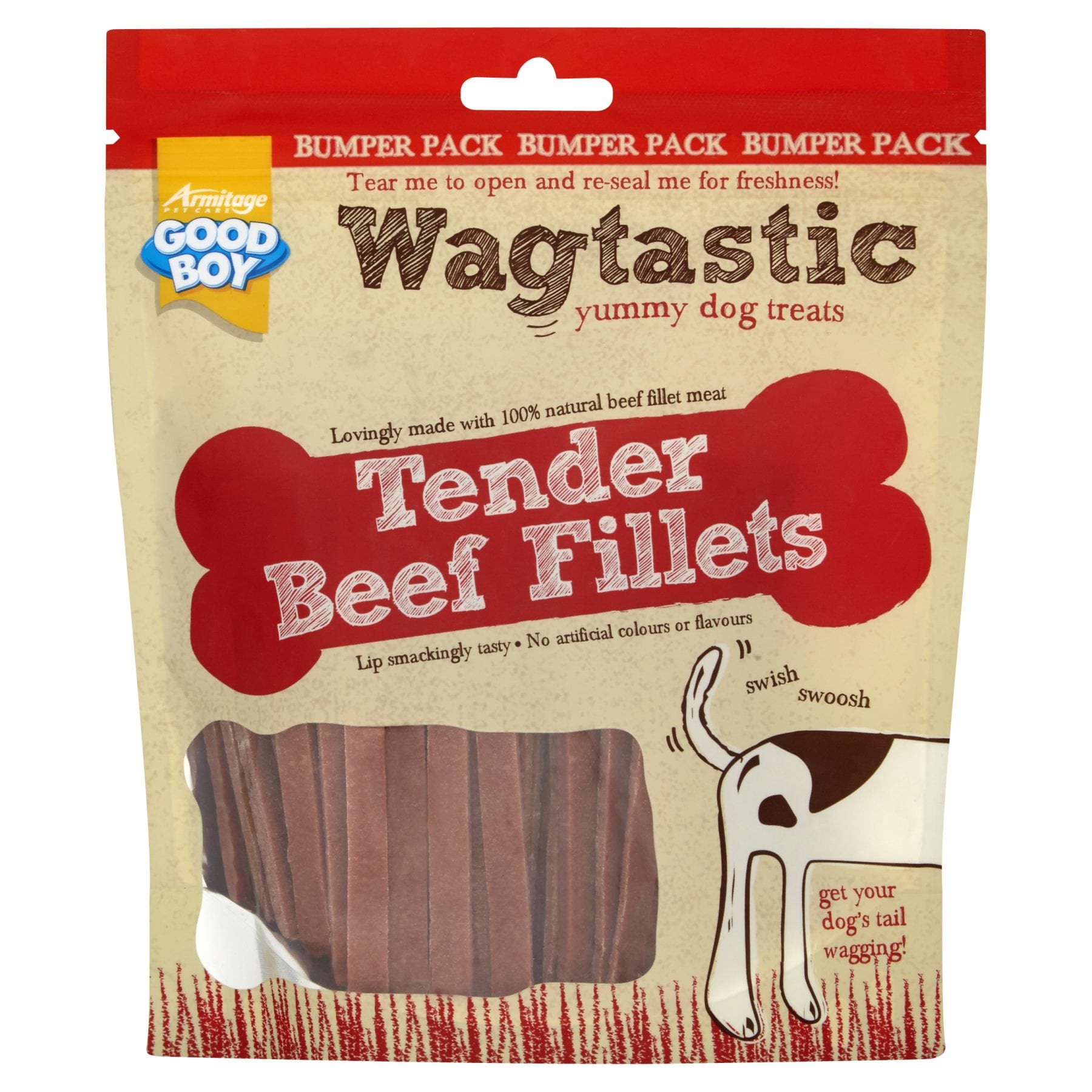 Good Boy Wagtastic Tender Beef Fillets Dog Treats 320g Where To Find